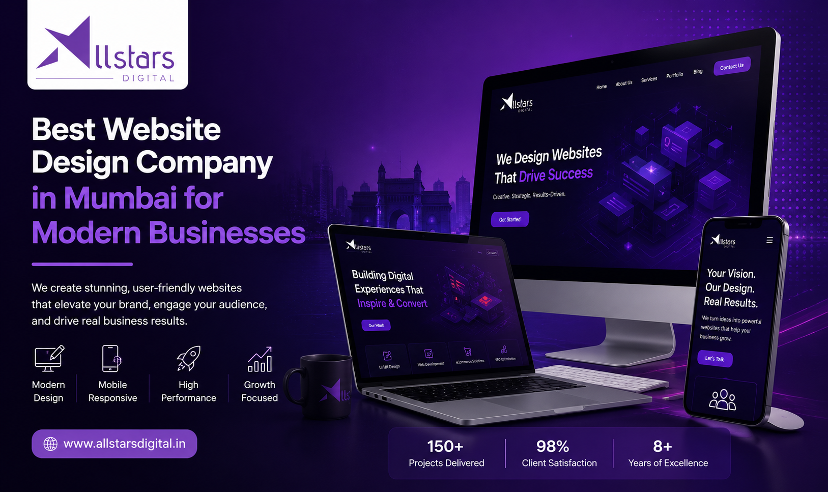 Best Website Design Company in Mumbai for Modern Businesses
